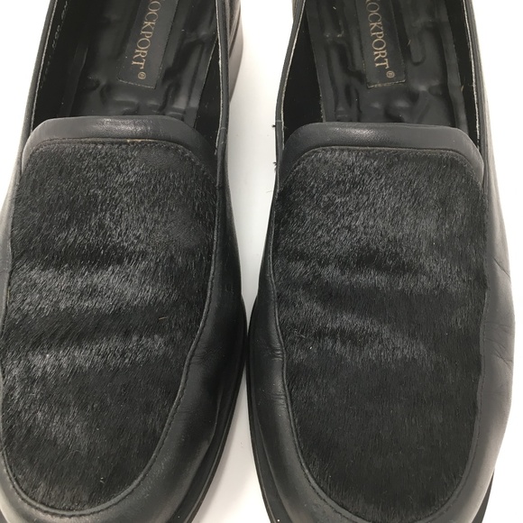 Rockport Shoes - Rockport black loafer calf hair upper 8 M